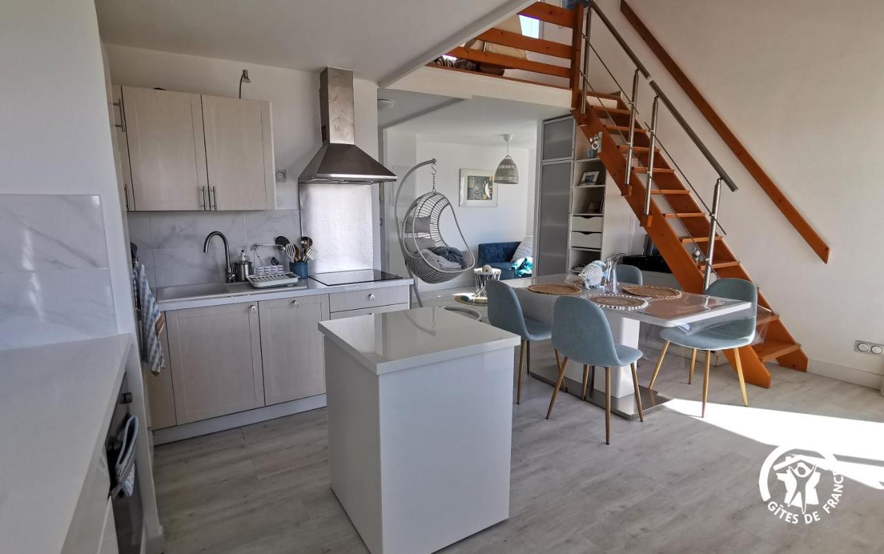 La Sirene - Loft Moderne Et Lumineux Avec Vue Panoramique Sur Mer Mediterranee Et Port De Plaisance Frontignan Esterno foto