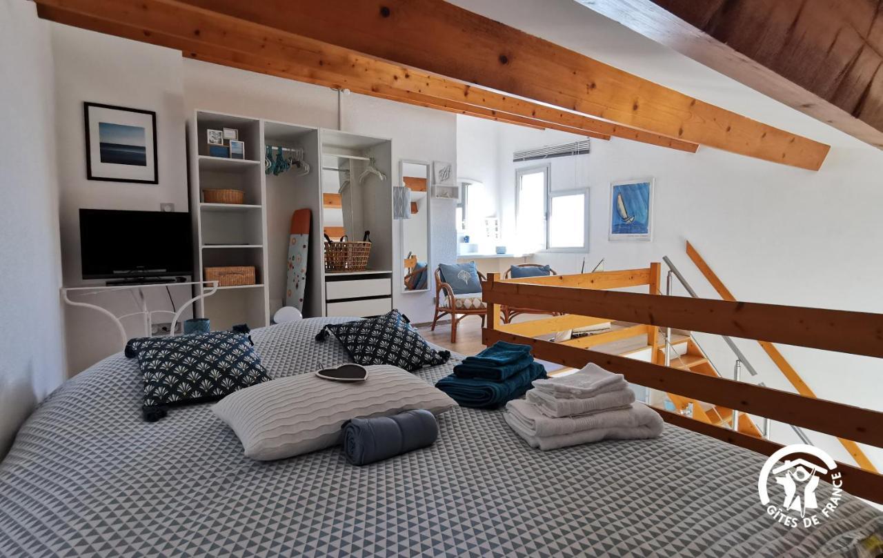 La Sirene - Loft Moderne Et Lumineux Avec Vue Panoramique Sur Mer Mediterranee Et Port De Plaisance Frontignan Esterno foto