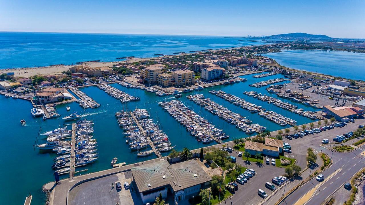 La Sirene - Loft Moderne Et Lumineux Avec Vue Panoramique Sur Mer Mediterranee Et Port De Plaisance Frontignan Esterno foto