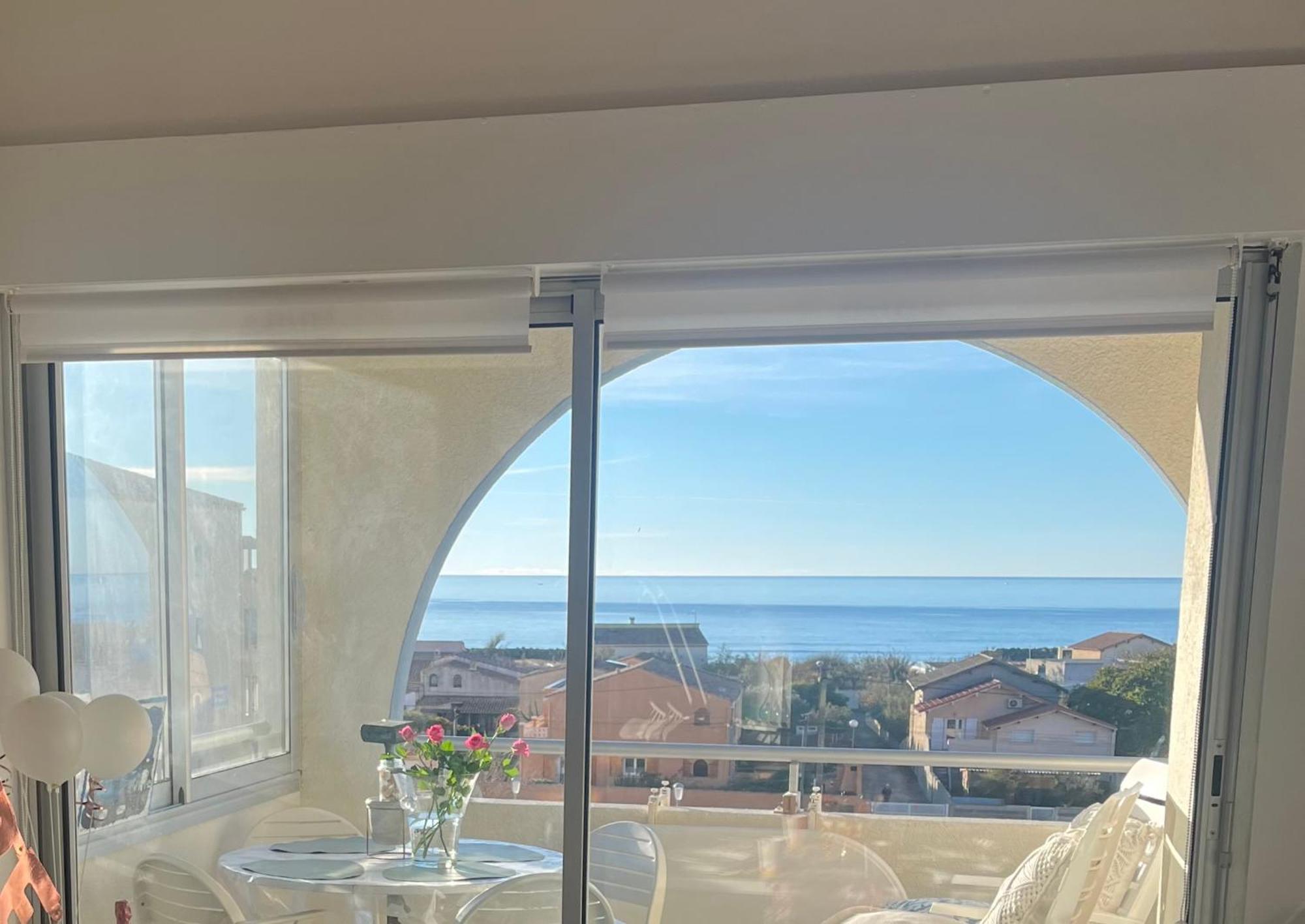 La Sirene - Loft Moderne Et Lumineux Avec Vue Panoramique Sur Mer Mediterranee Et Port De Plaisance Frontignan Esterno foto